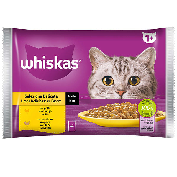Whiskas - Core Selezione Delicata 4X85G Whiskas - Core Selezione Delicata 4X85G